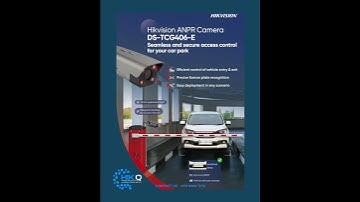 Hikvision ANPR Camera DS-TCG406-E - Seamless & secure access control for smarter car parks #camera