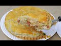 Chicken Pie Recipe With Homemade Puff Pastry Dough By Tasty Food With Maria