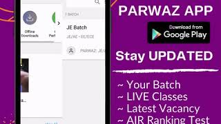 Download the PARWAZ APP To stay UPDATED with Your Batch Latest Vacancy & Live Classes screenshot 2