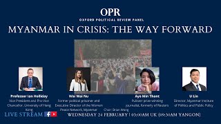 Myanmar in Crisis: the Way Forward - OPR Panel