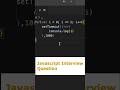 Frequently asked JavaScript questions in Interview| JavaScript Interview preparation #reactjs