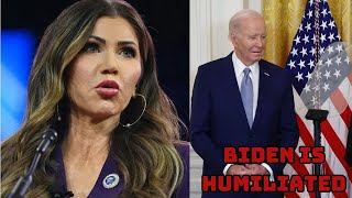 'I'M JUST GOING TO SAY IT...': Kristi Noem Directly Insults Biden And Harris During CPAC Speech