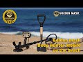 Golden Mask Deep Hunter Mobile on the beach