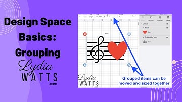 Grouping in Cricut Design Space