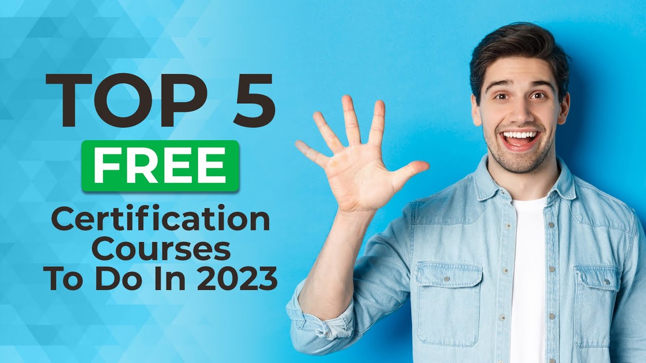 Top 5 Free Certification Course To Do In 2023 | Eduonix - YouTube