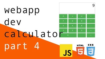 JavaScript Web App Dev: Calculator - Part 4