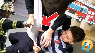 Urgence Ibrahim Est Coincé Dans La Chaise