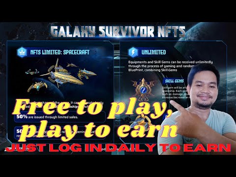 GALAXY SURVIVOR, FREE TO PLAY AND PLAY TO EARN | JUST LOG IN DAILY AND EARN