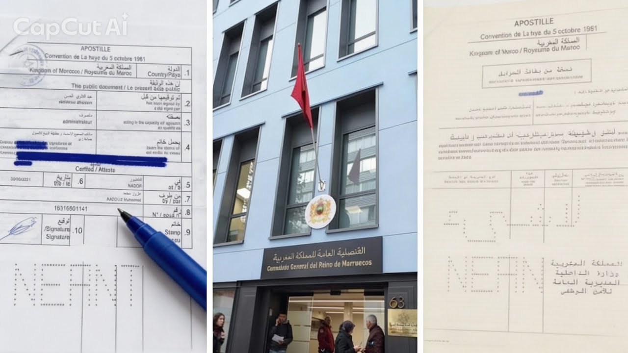 توضيح بخصوص شهادة حسن السيرة الصادرة عن القنصلية المغربية داخل التراب إسبانيا 
