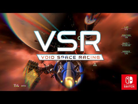 VSR: Void Space Racing - Gameplay - Level 2 Hard Mode - Nintendo Switch