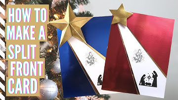 Split Front Card Tutorial | 3D star