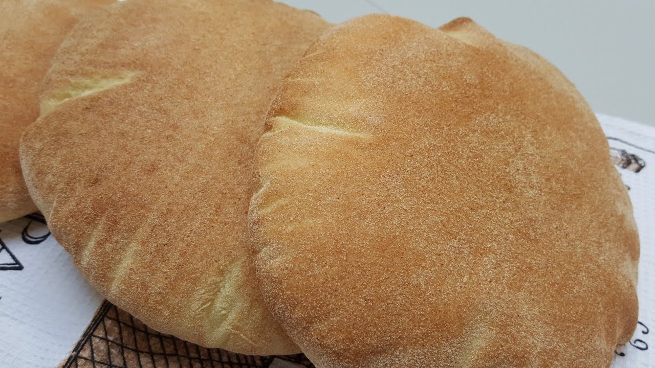 خبز الكوشة بالسميد والفرينة بدون عجن pain au four sans pétrissage a la  semoule et la farine