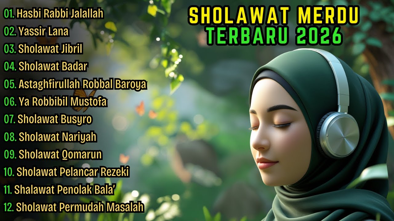 SHOLAWAT NABI MUHAMMAD SAW PENARIK REZEKI 2026 | Merdu & Tenang