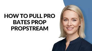 How to Pull Pro Bates Prop Propstream - Julia