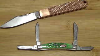 Unboxing the Kershaw Culpepper Copper and Case XX Magician's Small Congress