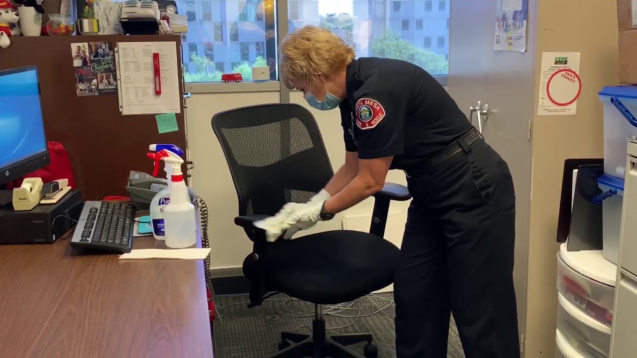 How to Disinfect Your Workspace - YouTube