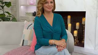 JAI Sterling Silver Graduated Hammered Bead Ring on QVC
