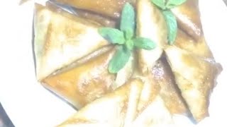 طريقه لف السمبوسه بطريقه سهله وبسيطه