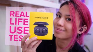 realme Buds Q setup, try on & audio test (WFH style)