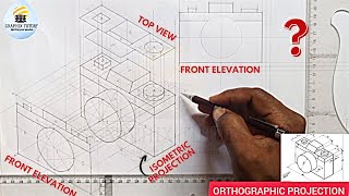 CIRCLES CURVES AND ARC OF A CAMERA IN  ISOMETRIC PROJECTION TO ORTHOGRAPHIC PROJECTION. by Graphix tutors 251 views 2 months ago 23 minutes