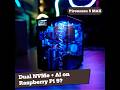 This Raspberry Pi 5 Build Has AI, NVMe, &amp; RGB Fans 🤖💡#arduino #arduinoproject