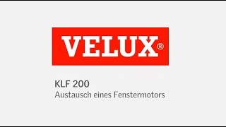 KLF 200 – Austausch eines Fenstermotors