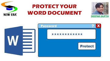 Protection Word Document with Password by Deepak Gupta
