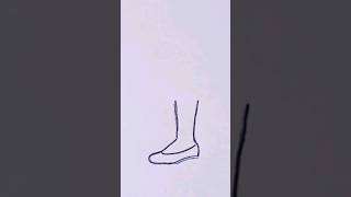 How to draw a a ballet flat step by step with easy fast way