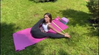 Flexible contortion girl | leg stretching routine