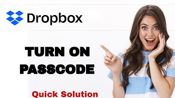 How To Turn On Passcode On DropBox App | Step By Step