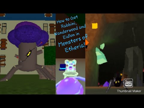 How To Get Rabbini Wanderwood And Eidlon In Roblox Monsters Of Etheria Youtube - roblox monsters of etheria how to get wanderwood