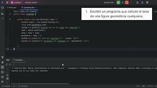 Escribir un programa que calcule el área de una figura geométrica cualquiera.