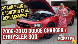 Spark Plug & Ignition Coil Replacement on 2006-2010 Dodge Charger / Chrysler 300 | Misfire Fix