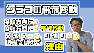 【数学】グラフの平行移動がマイナスの理由