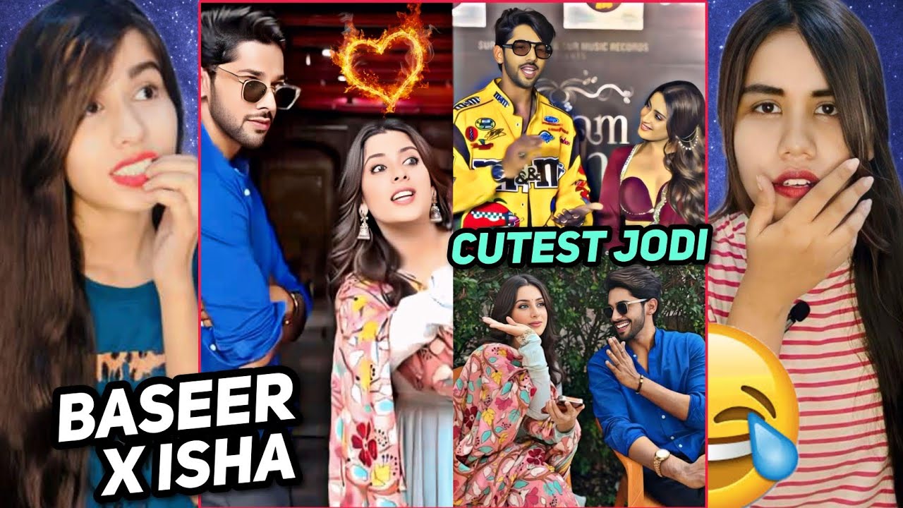 Isha x Baseer Cutest & Chaotic Moments Reaction 😍🔥 | Sanam Beraham