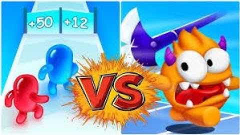 join blob 3D vs Giant blob 3D   All New Levels Game Mobile Walkthrough iOS, Android Gameplay Update