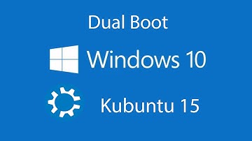 How to Dual Boot Windows 10 With Kubuntu 15  2015