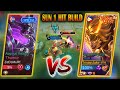 SUN 1 HIT BUILD!! MOONTON THANKS FOR THIS CRAZY ONE SHOT DAMAGE BUILD! BUILD TOP 1 GLOBAL SUN - MLBB