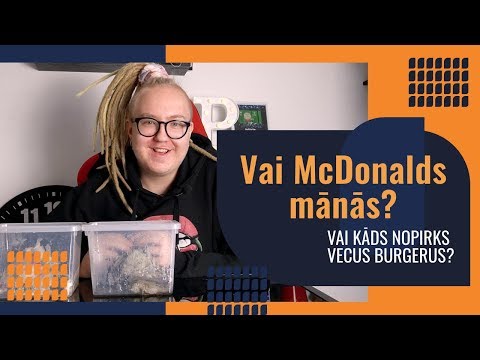 Video: Vai McDonald's gatavo burgerus?