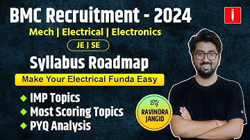 BMC 2024 | Strategy Session | JE | Sub.Eng |  Electrical / Syllabus Road map / #bmc