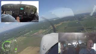 Accident avoided Cessna Skylane versus  F-16 at KTOL on the way to KOSH