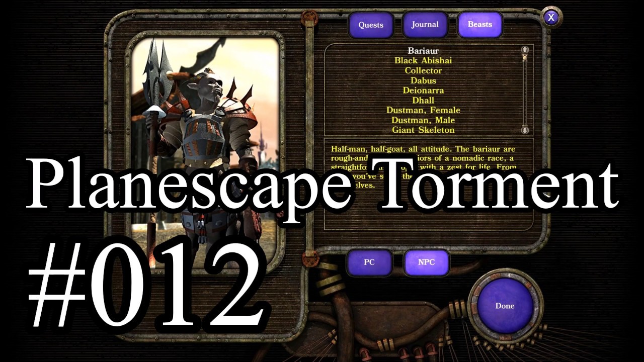 日本語字幕 Planescape Torment Enhanced Edition 012 Youtube