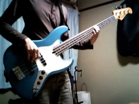林原めぐみ A Happy Life Bass Cover Youtube