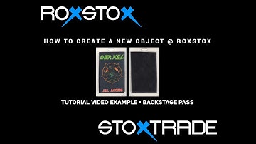 How to add a new Object to Database - Video 1 Backstage Pass