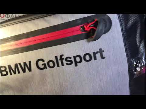 Сумка для обуви BMW Golfsport Shoe Bag, BlackGreyRed, артикул 80222460966