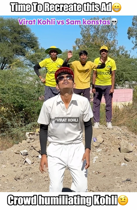 Virat Kohli vs Sam Konstas🐅(Wait for end😁) #shorts #cricket