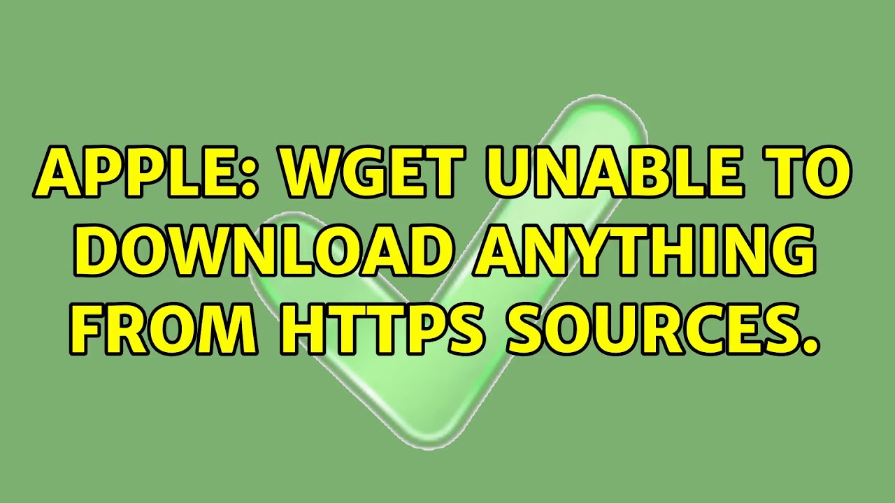 brew install wget with ssl