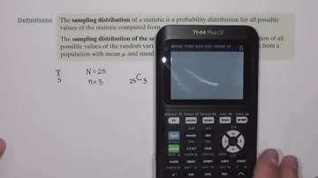 Statistics Section 8.1 Video 1 of 4