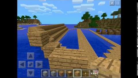 Minecraft Creative Mode: Build Pirate Ship in Minecraft Part 1