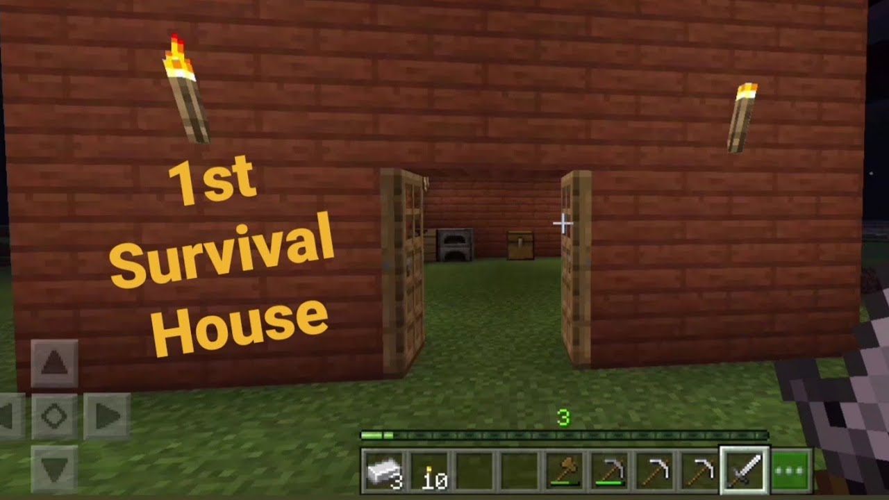 My First Survival House - EP. 1 | Minecraft | Dominator One - YouTube